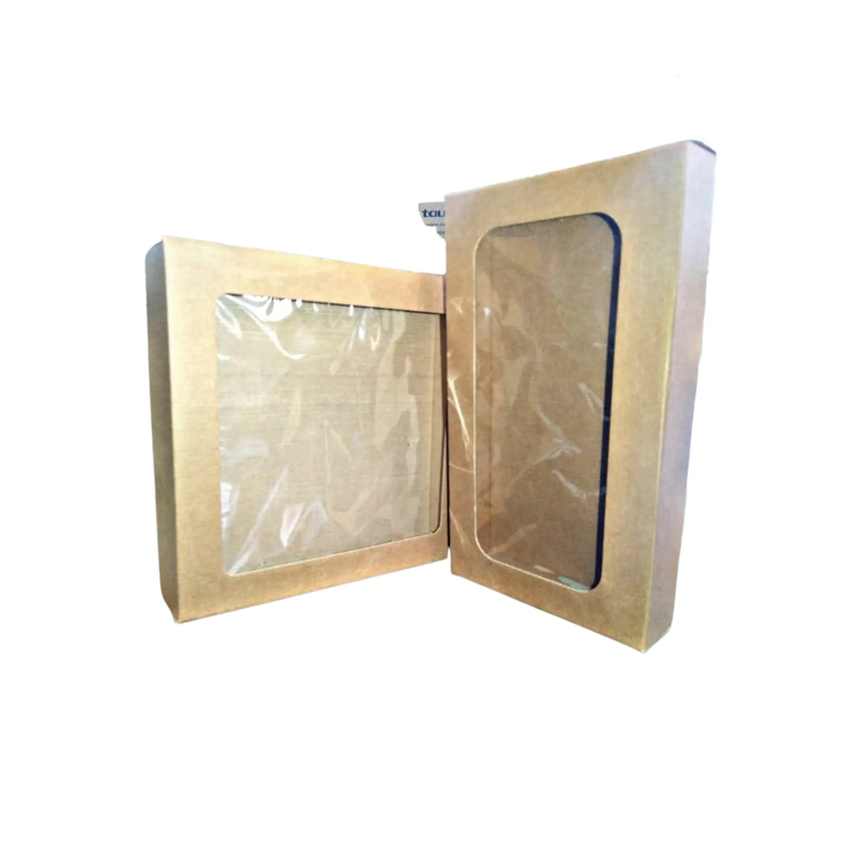 Biscuit Boxes Brown With Window Assorted Sizes Honey Bee