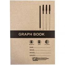 A4 Softcover Graph Book 36 Page
