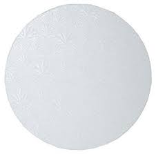 Cake Boards Masonite - White, Round, Assorted Sizes