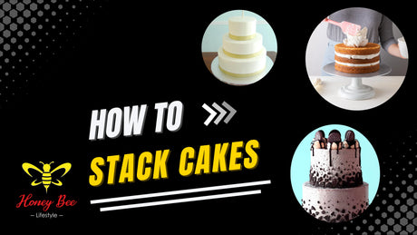 Basic Baking - How to stack your cakes Honey Bee Online