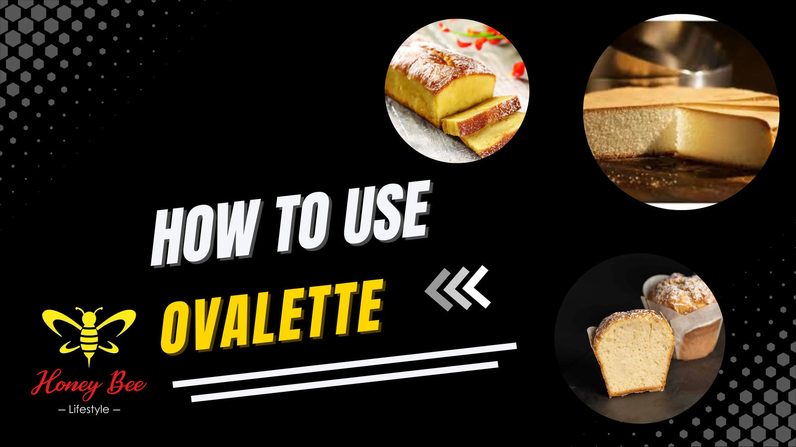 Basic Baking - How to use ovalette Honey Bee Online