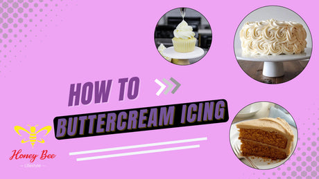 Basic Baking - how to use buttercream icing Honey Bee Online