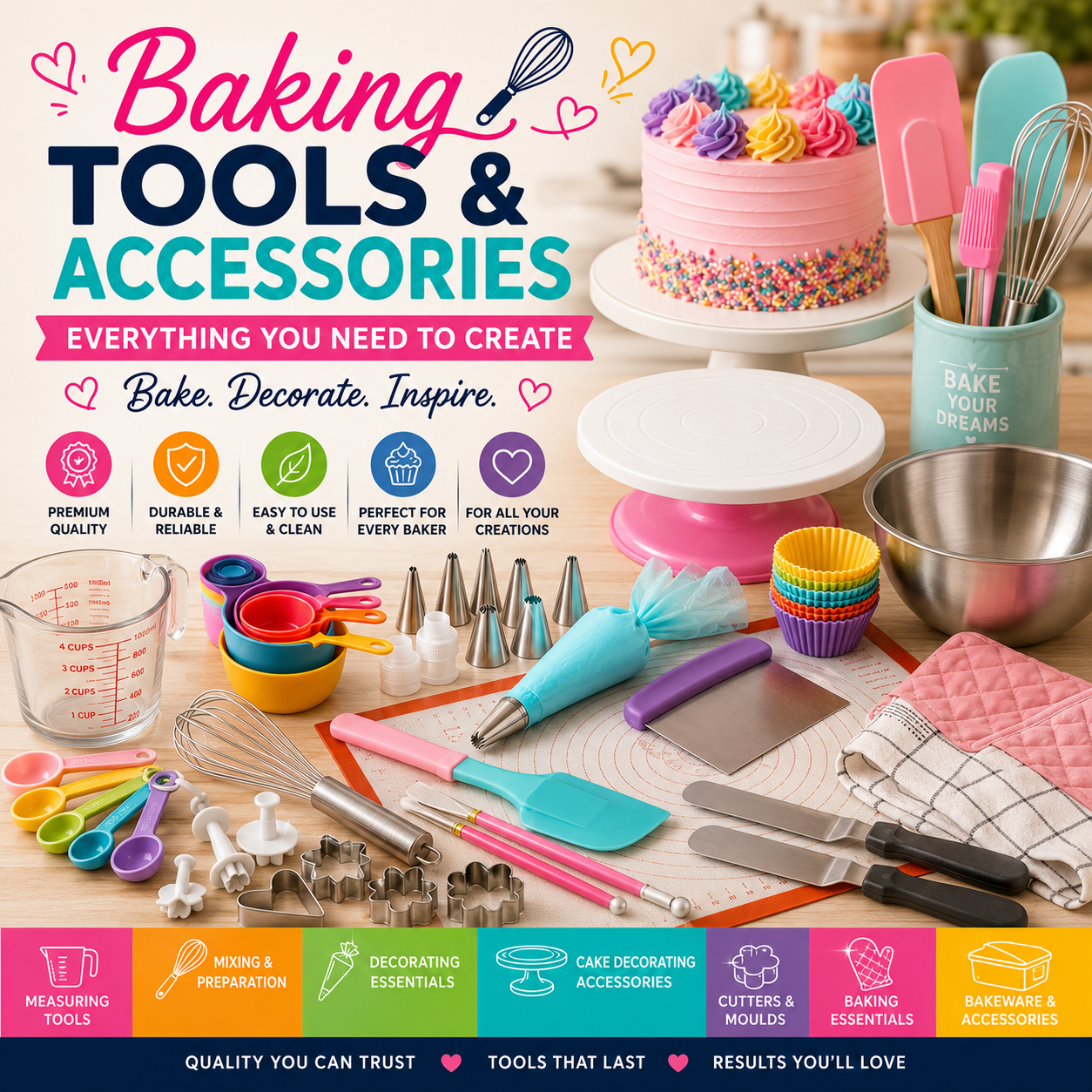 Baking Tools & Accessories – Essential Baking Equipment for Every Baker