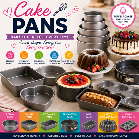 Cake Pans | Round, Square & Specialty Cake Baking Pans