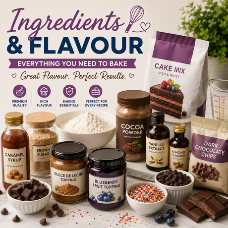 Baking Ingredients & Flavourings | Premium Ingredients for Baking & Dessert Making