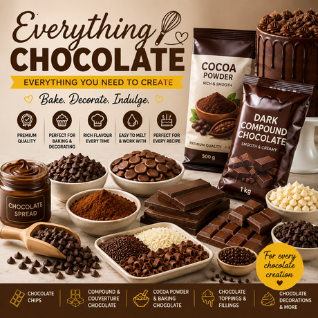 Everything Chocolate | Premium Chocolate for Baking, Decorating & Desserts