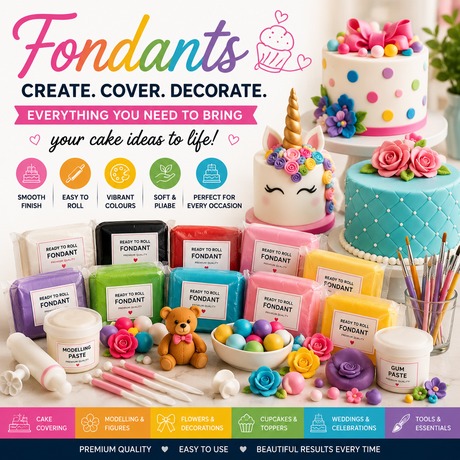 Fondants | Fondant Icing For Baking & Cake Decorating Essentials