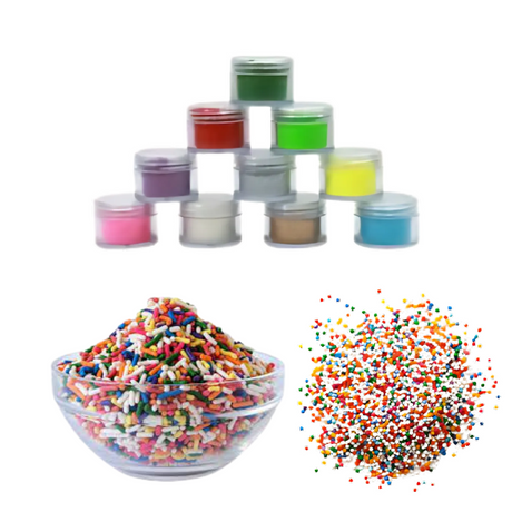 Sprinkles and Edible Glitter