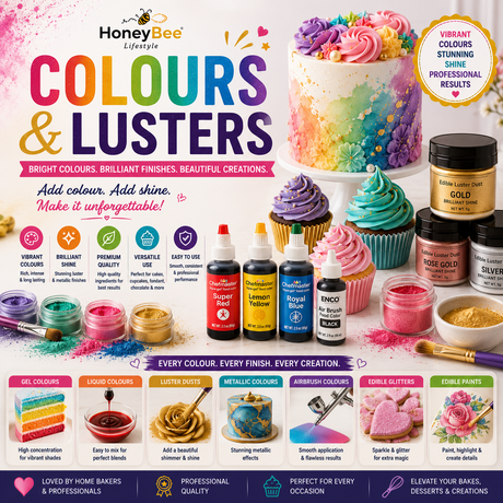 Colours & Lusters | Food Colouring, Edible Dusts & Cake Decorating Colours