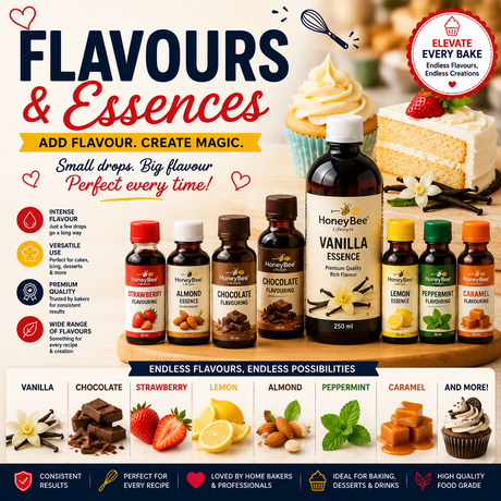 Flavours & Essences | Baking Flavourings, Extracts & Food Essences
