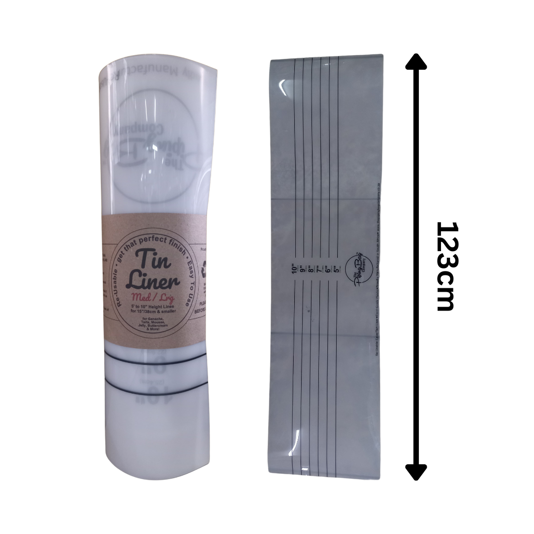 Height-Guided Ganaching Cake Tin Liner - Medium/Large