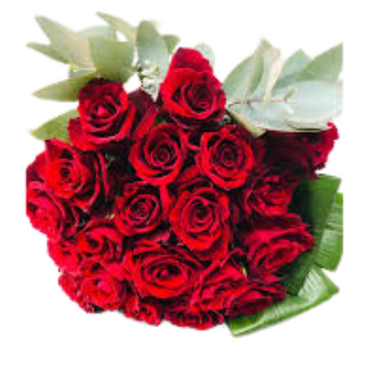 Fresh Roses Bunch - Red, Two Dozen