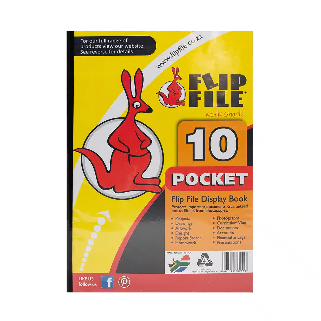 Kangaroo Flip Files Assorted Pockets