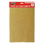 Crazy Crafts A4 Cork Sheets - 2 Sheets