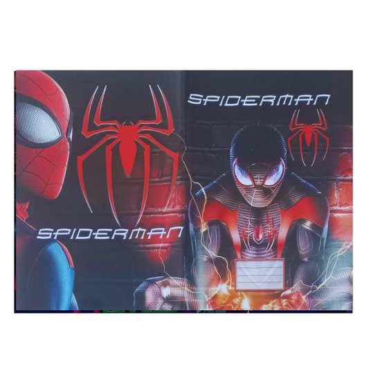 A4 Precut Book Covers - Spiderman Design - Pack of 5