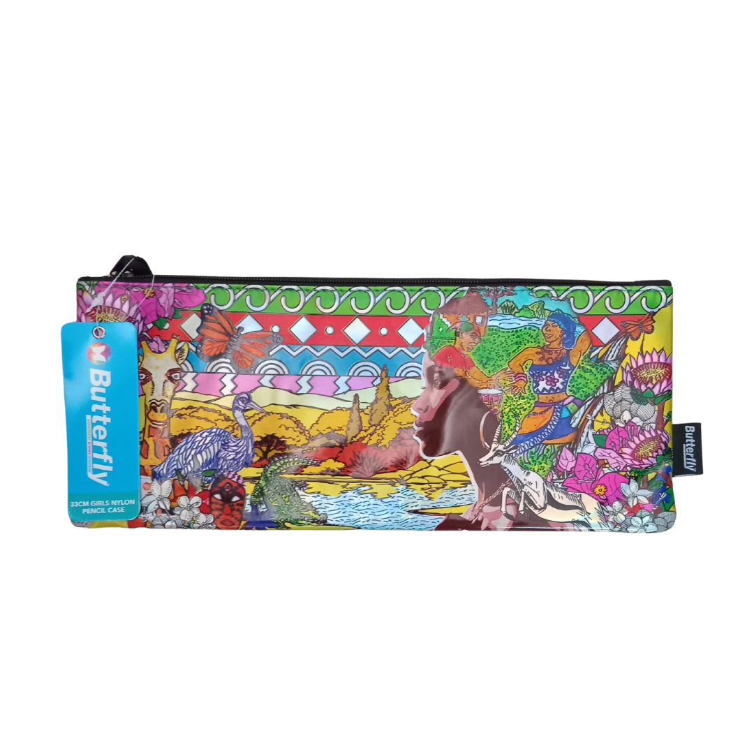Butterfly Pencil Case - Africa, (33cm)