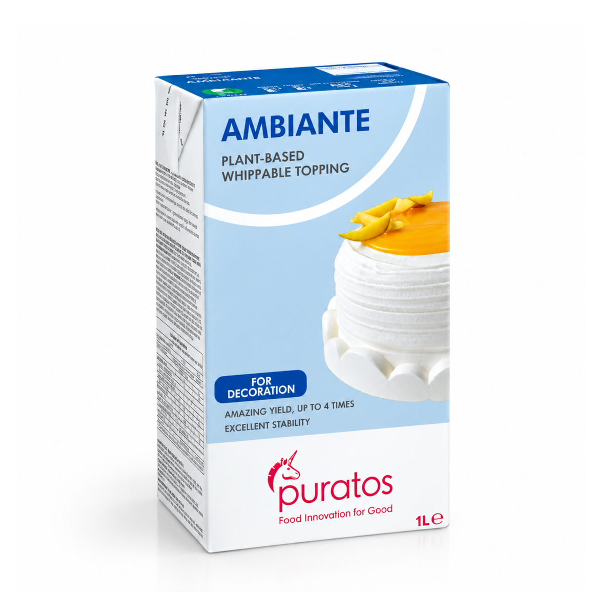 Ambiante Cream - Plant-Based Whippable Topping, Assorted Packs