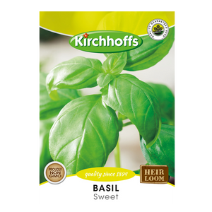 Basil (Sweet) - Kirchhoff Seeds, Herbs