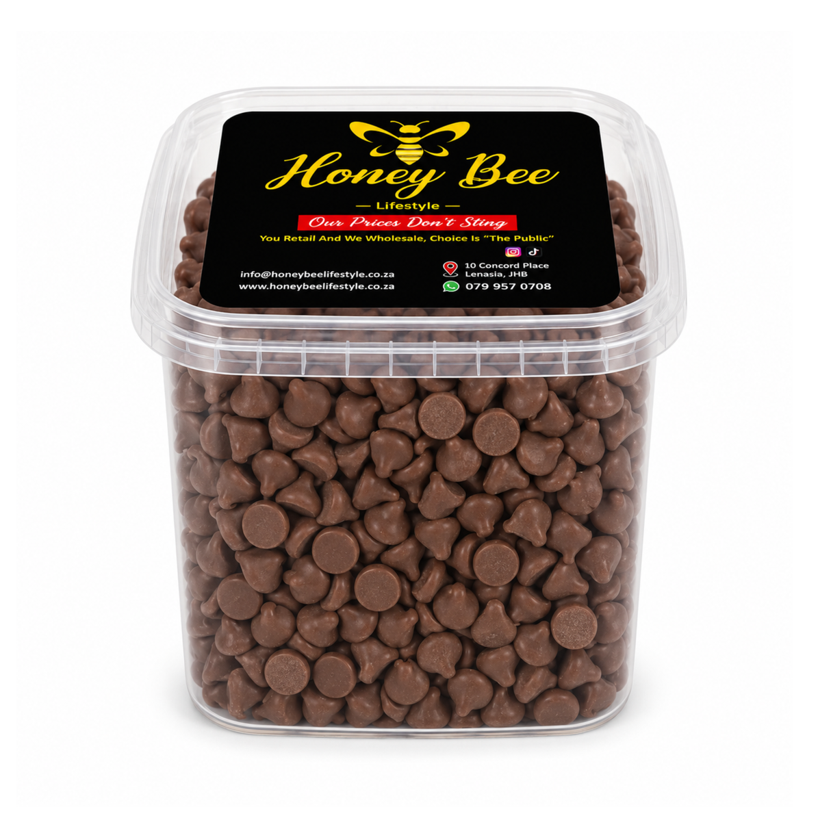 Chocolate Chips Brown - Assorted Sizes