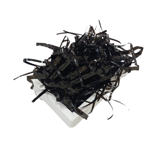 Cellophane Shreds - Black, 100g