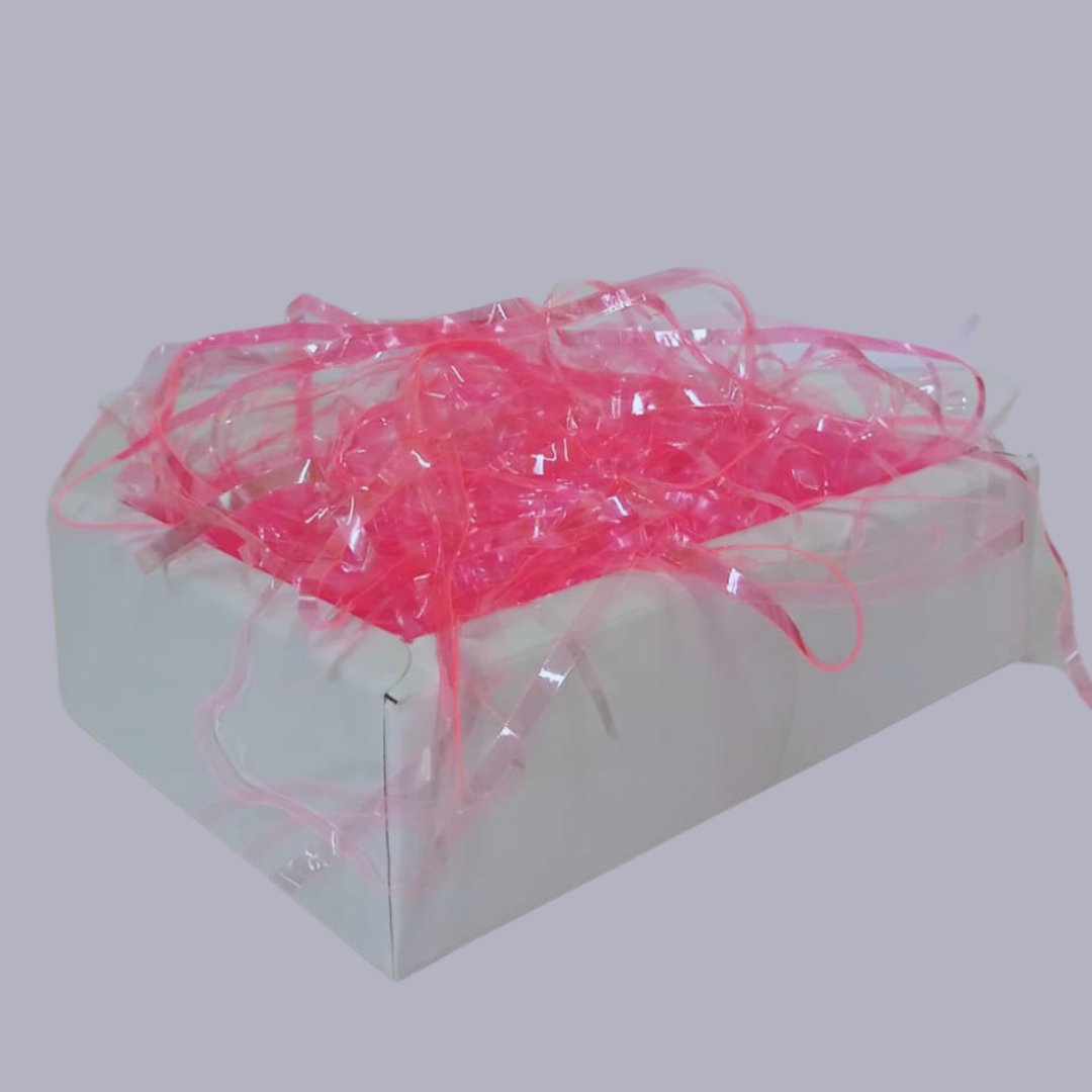 Cellophane Shreds - Flamingo Pink, 100g