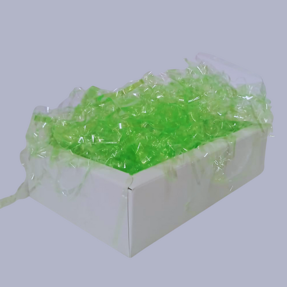 Cellophane Shreds - Fluorescent Green, 100g