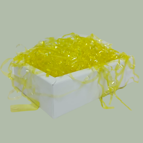 Cellophane Shreds - Metallic Yellow, 100g