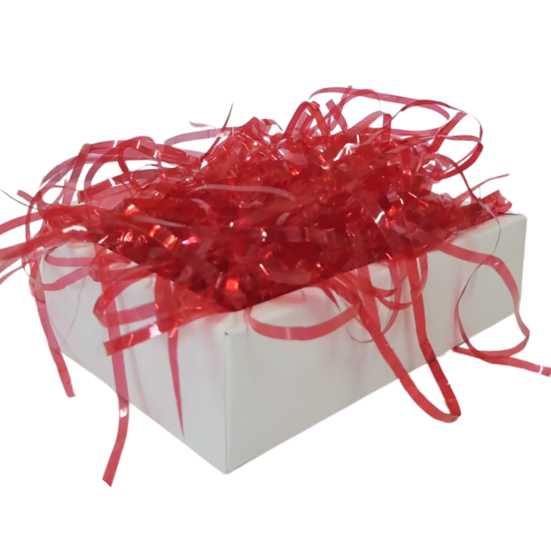 Cellophane Shreds - Red, 100g