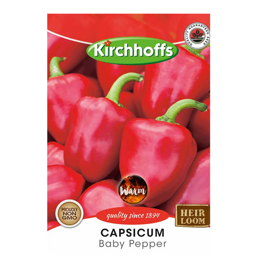 Capsicum (Baby Pepper) - Kirchhoff Seeds, Vegetables