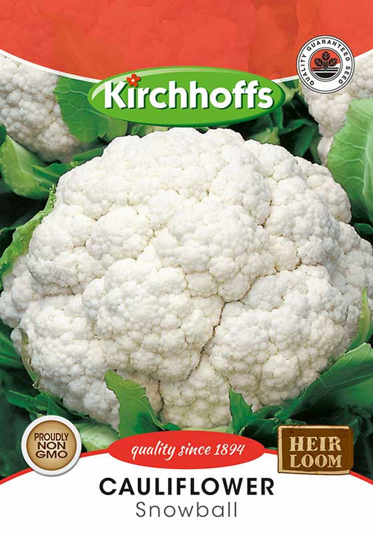 Cauliflower (Snowball) - Kirchhoff Seeds, Vegetables