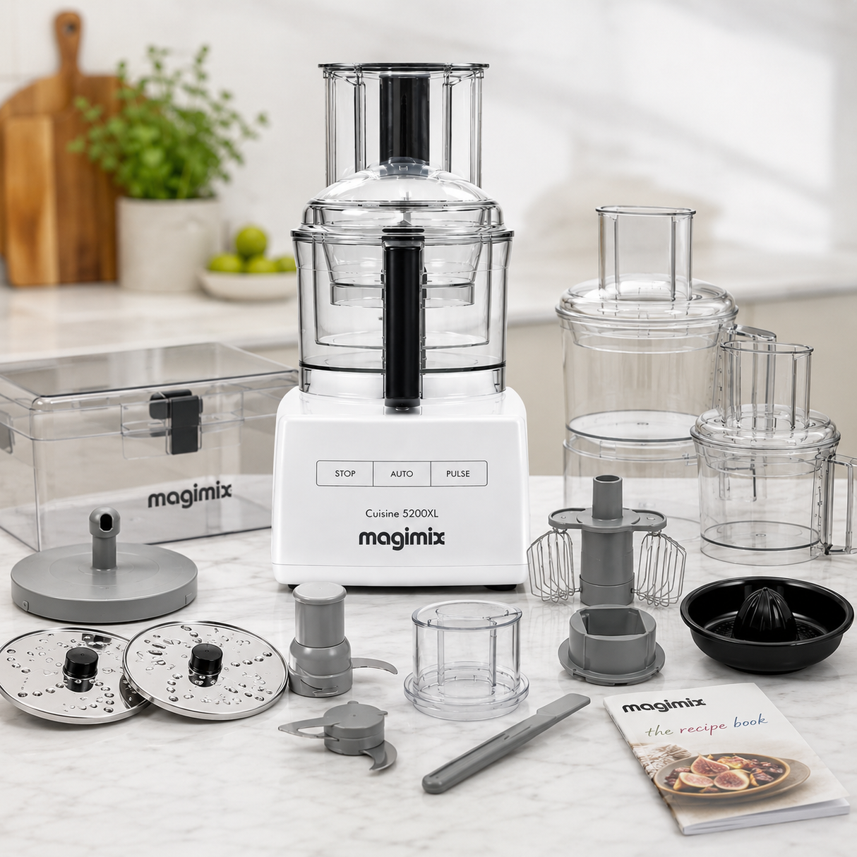 Magimix Food Processor - 5200XL, White