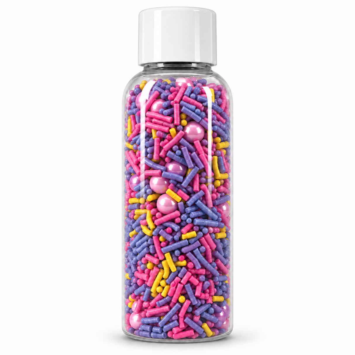 Mixed Vermicelli – Pink & Purple Sprinkle Mix