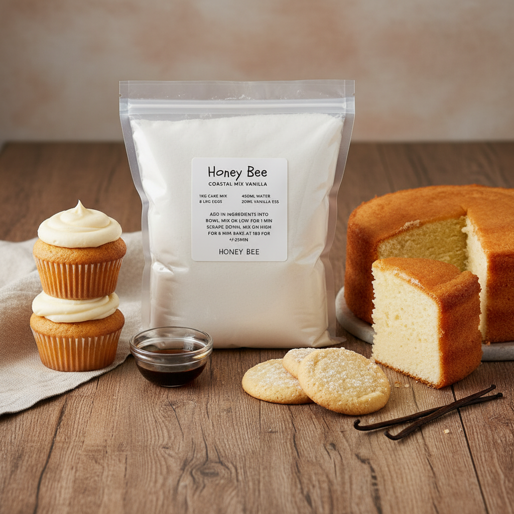 Coastal Cake Premix - Vanilla , Assorted Sizes