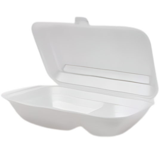 Combo Burger Takeaway Boxes Divided - 25s, 50s, 100s, Polystyrene