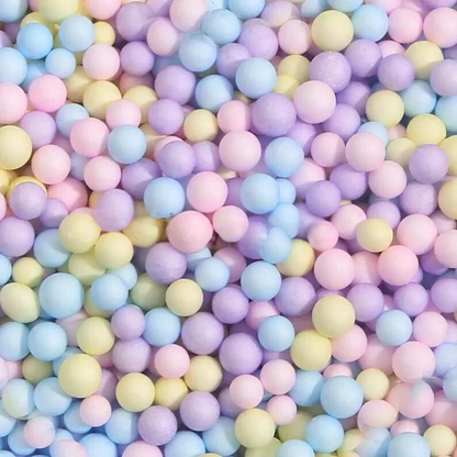 Crazy Craft Styrofoam Beads - Pastel Mix,