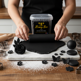 Premium Fondant – Black, Assorted Sizes