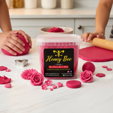 Premium Coloured Fondant – Deep Pink, Assorted Sizes