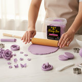Premium Coloured Fondant – Light Purple, Assorted Sizes
