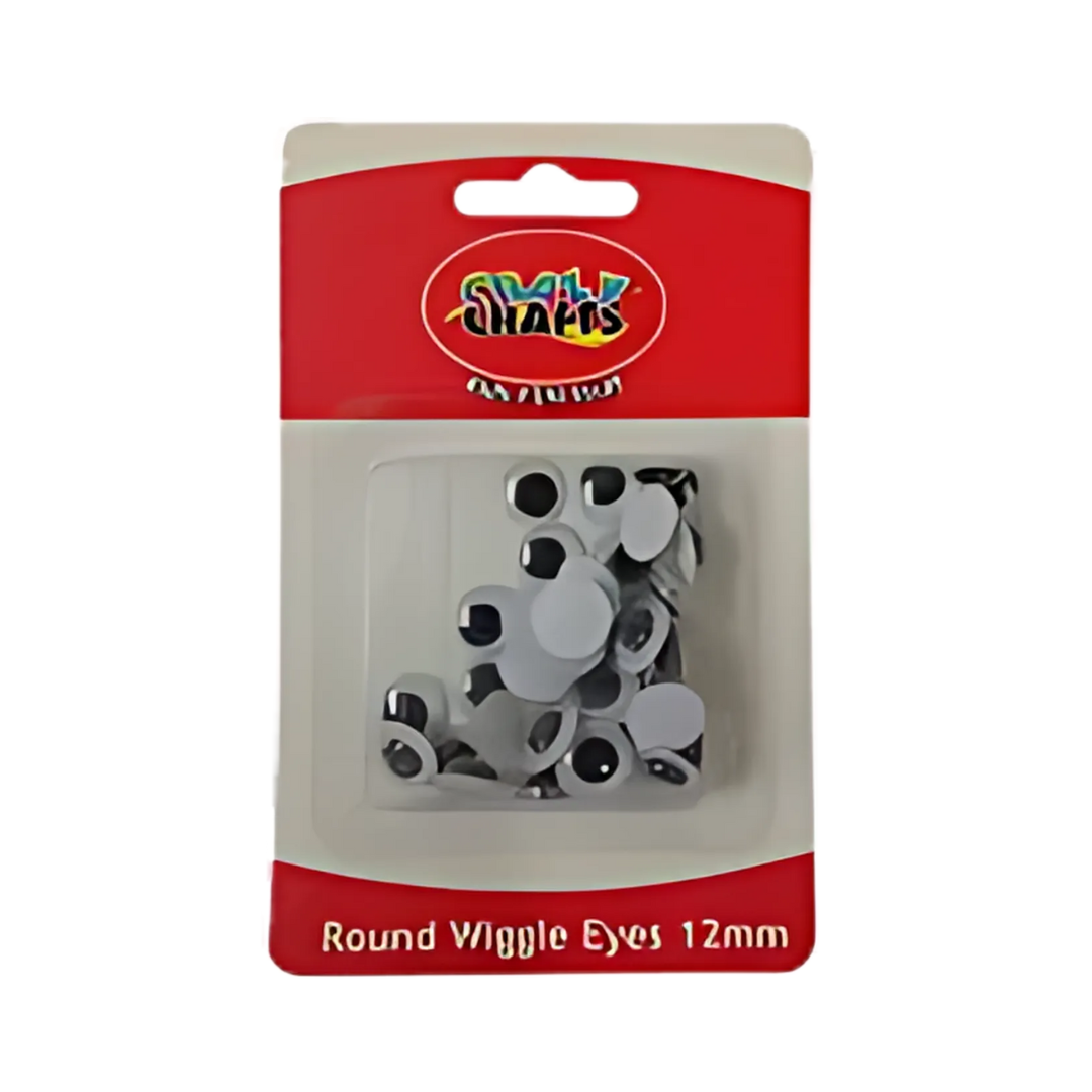 Crazy Craft Googly Eyes - 12mm