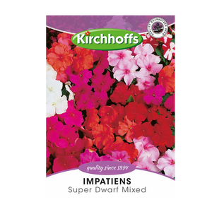 Impatiens (Super Dwarf Mixed) - Kirchhoff Seeds, Flowers