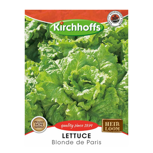 Lettuce (Blonde de Paris) - Kirchhoff Seeds, Vegetables