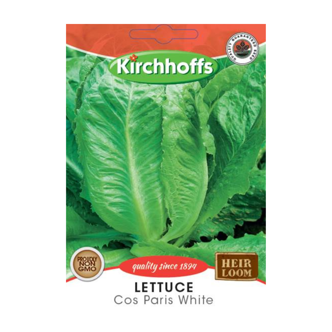 Lettuce (Cos Paris White) - Kirchhoff Seeds, Vegetables