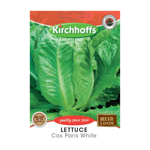 Lettuce (Cos Paris White) - Kirchhoff Seeds, Vegetables