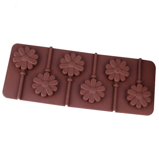 lollipop flower silicone mould