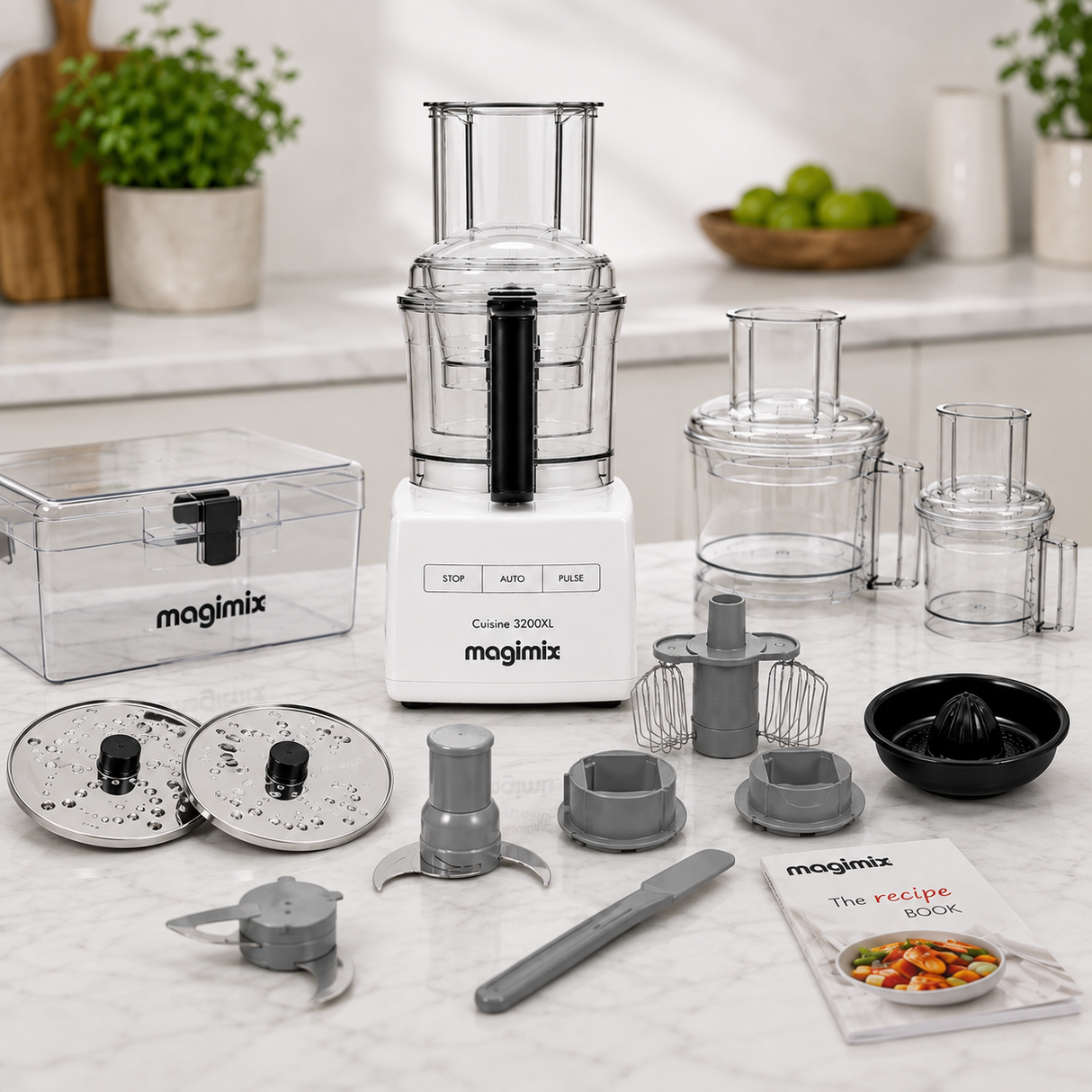 Magimix Food Processor - 3200XL, White