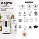 Magimix Food Processor - 3200XL, White