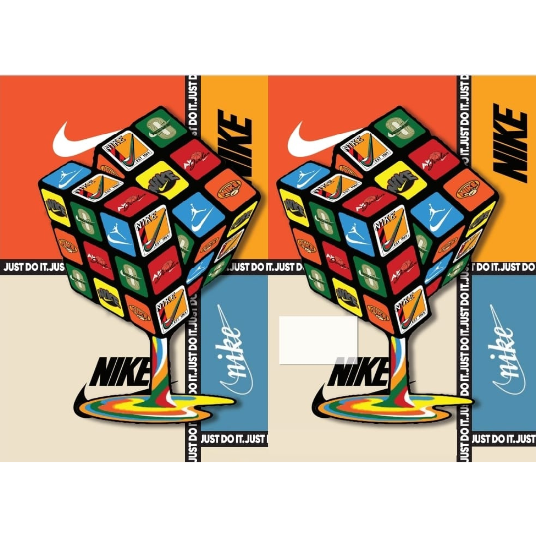 A4 Precut Book Covers- Nike Design - Pack Of 5