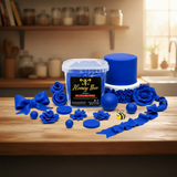 Premium Fondant – Royal Blue, Assorted Sizes