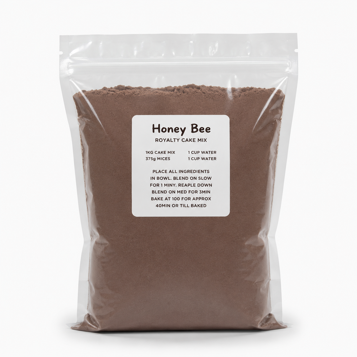Royalty Dark Choc Cake Premix - 1kg