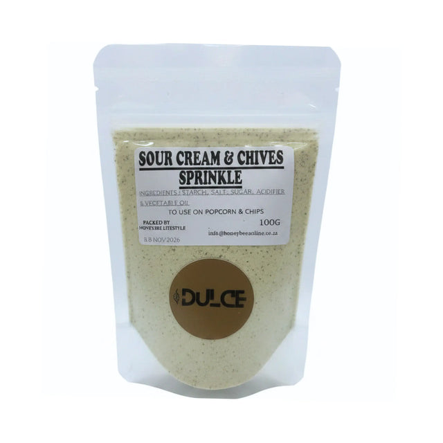 Sour Cream & Chives Sprinkle Spice – Popcorn Seasoning, 100g Honey Bee Online